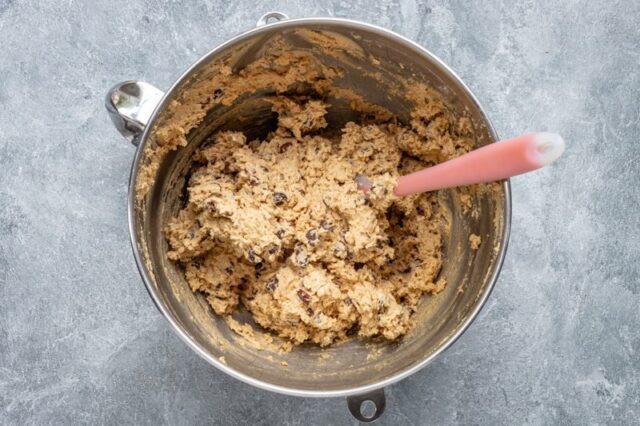 Making cowboy cookies