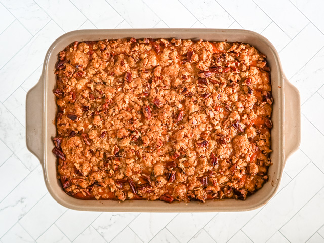 baked sweet potato casserole