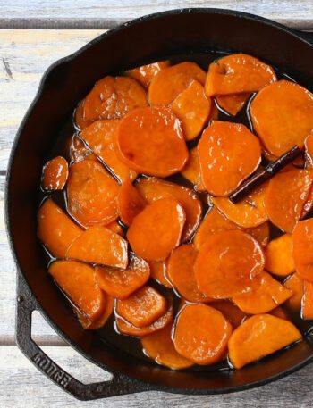 brown sugar glazed sweet potatoes