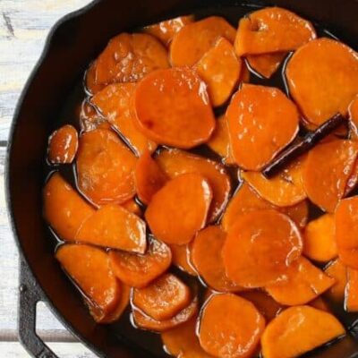 brown sugar glazed sweet potatoes