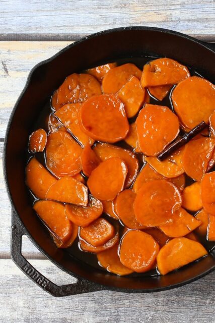 brown sugar glazed sweet potatoes