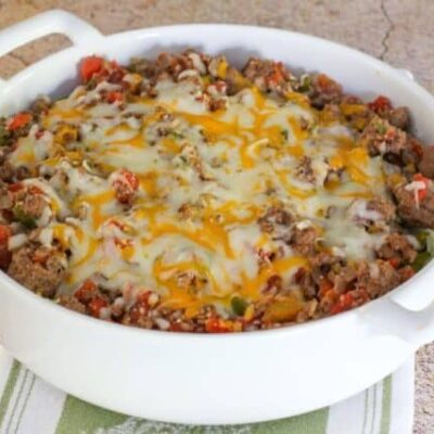 cabbage and ground beef casserole
