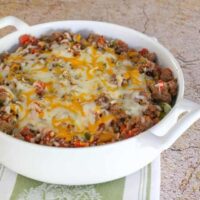 cabbage and ground beef casserole