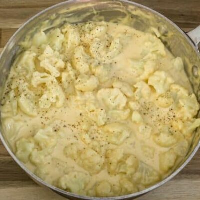cauliflower "faux" macaroni and cheese