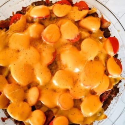 Crustless Cheeseburger Pie