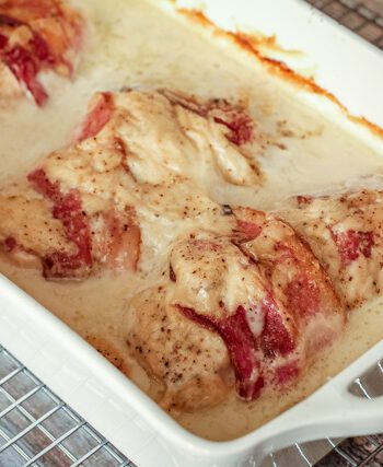 chicken casserole with dried beef and bacon