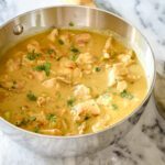 keto friendly chicken curry in a saucepan