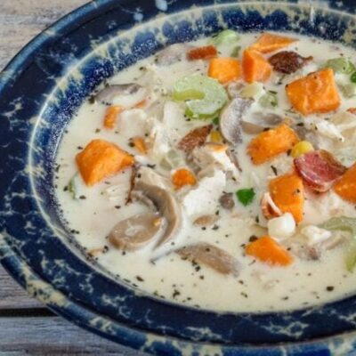 chicken and sweet potato chowder