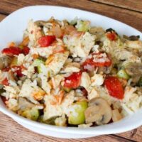 chicken and rice casserole with zucchini