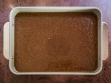 chocolate buttermilk cake batter.