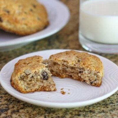 chocolate chip scones recipe with pecans