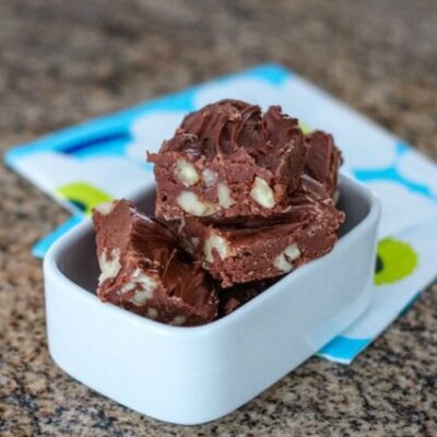 chocolate hazelnut fudge