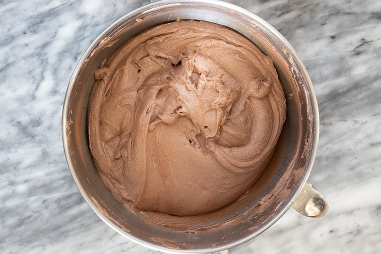 chocolate pound cake batter