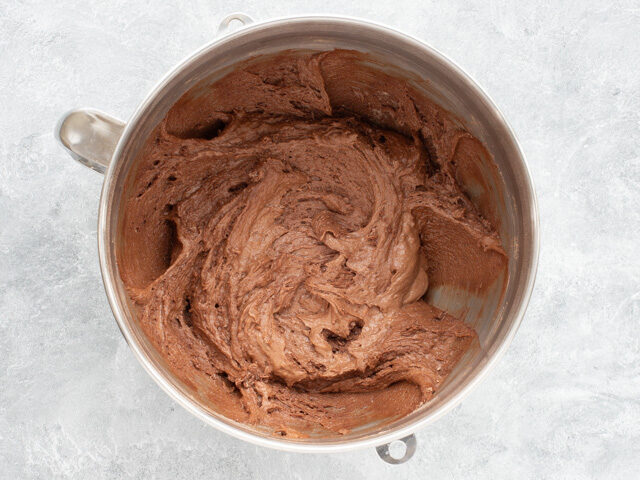 chocolate zucchini cake batter