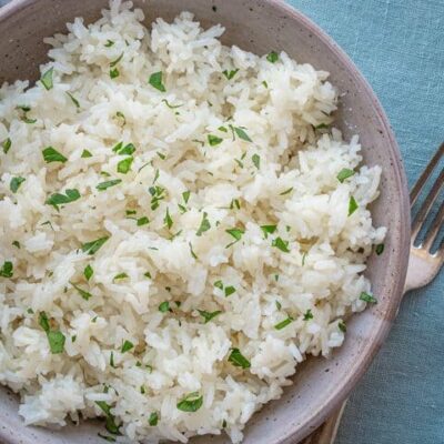 bowl of cooked rice