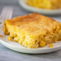 cornbread casserole serving