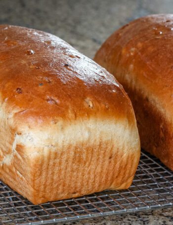 2 loaves cracked wheat bread