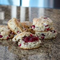 cranberry walnut biscuits