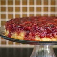 cranberry upside-down cake