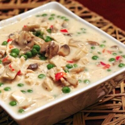 creamed turkey