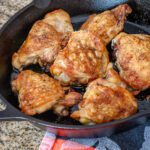 crispy skin chicken thighs