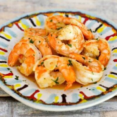 slow cooker shrimp scampi