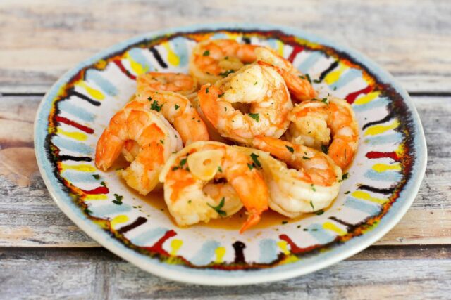 slow cooker shrimp scampi