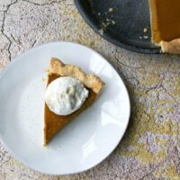bourbon pumpkin pie