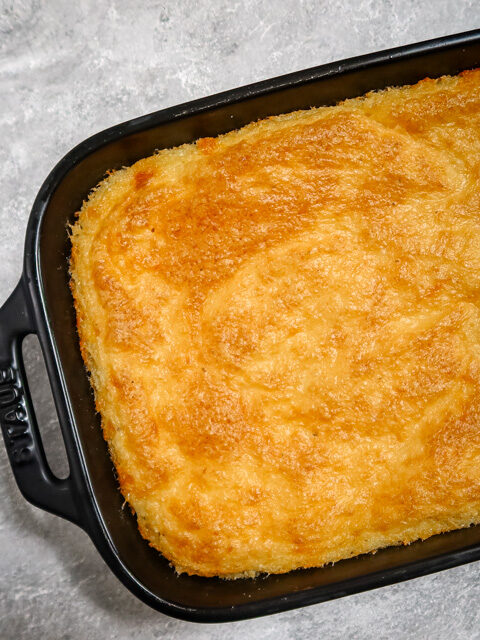 baked garlic cheese grits