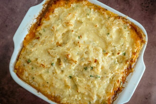 baked cottage pie, gluten-free