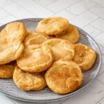 A plate of gluten-free snickerdoodles