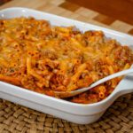 ground beef and pasta casserole