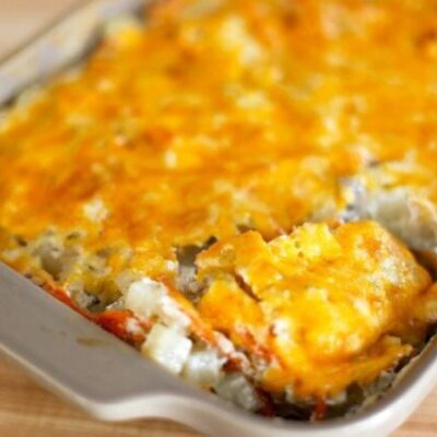 ground beef and potato casserole
