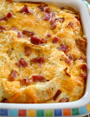 ham and egg breakfast casserole