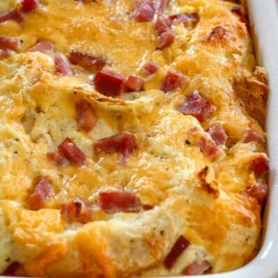 ham and egg breakfast casserole