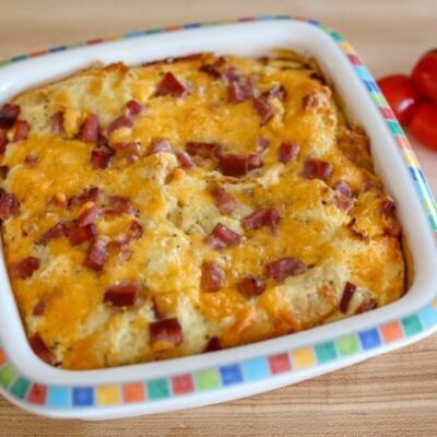 ham and egg breakfast casserole