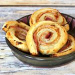 ham and honey mustard puff pastry pinwheels