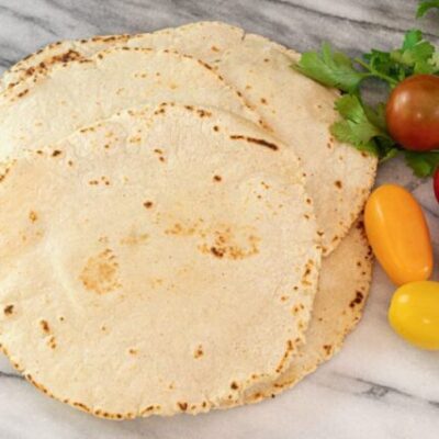 homemade corn tortillas