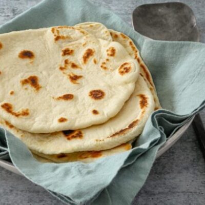 homemade naan bread