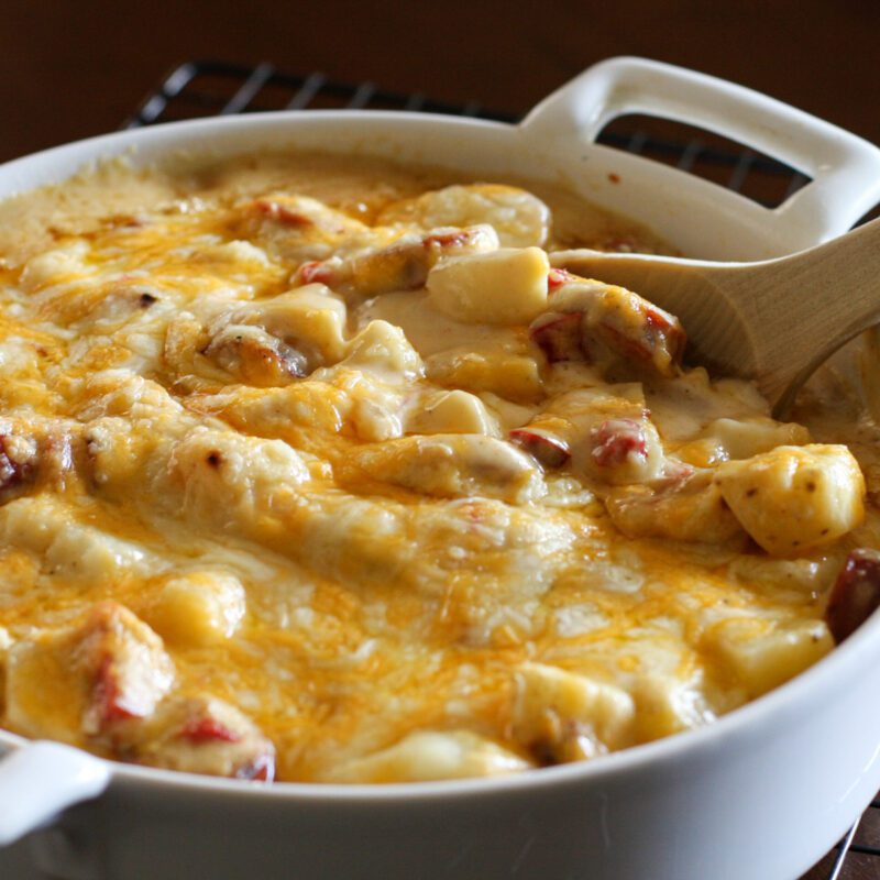 Hot Dog and Potato Casserole - Classic Recipes