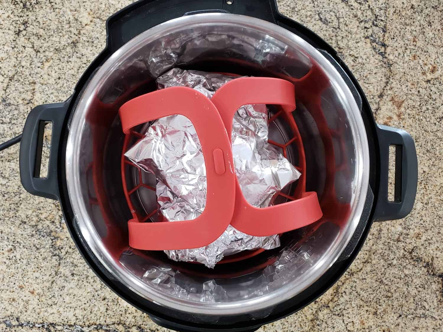 Wrapped burgers in the Instant Pot.