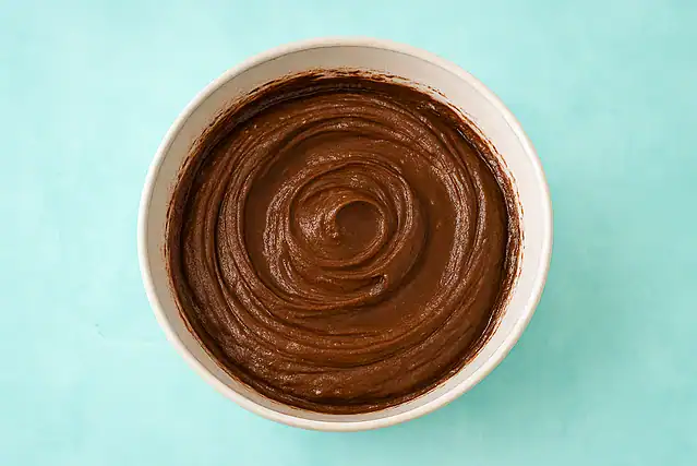 Batter for the Instant Pot chocolate truffle cake.