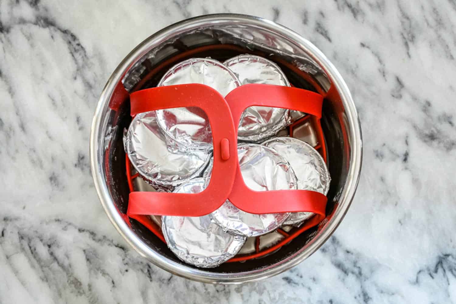 Ramekins in the Instant Pot.
