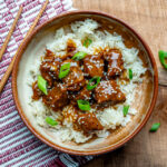 korean beef on rice