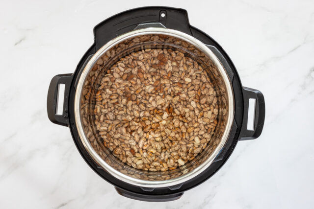 Pinto beans in the Instant Pot Pressure cooker.