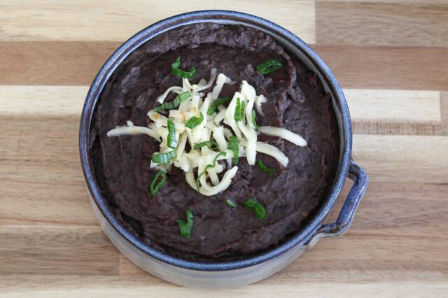 instant pot refried black beans