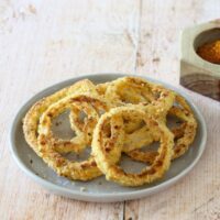 baked keto onion rings