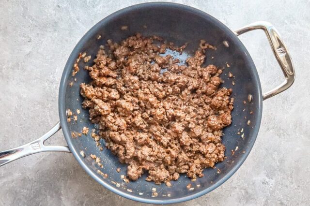 kheema matar spiced beef preparation