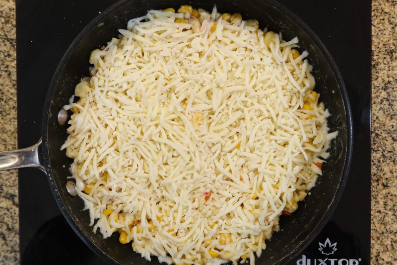 Korean corn cheese prep