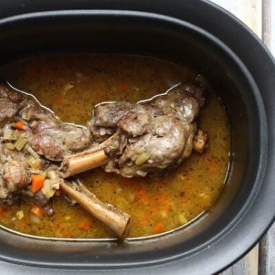 crock pot lamb shanks with rosemary